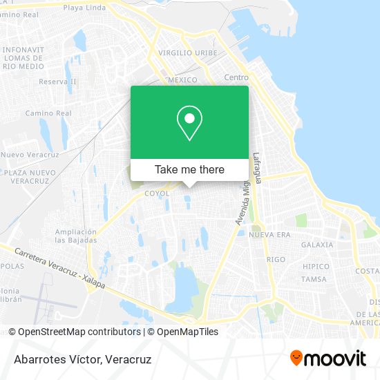 Abarrotes Víctor map