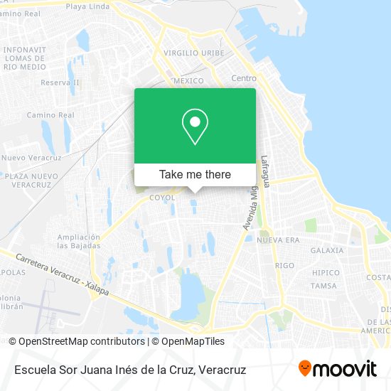 Mapa de Escuela Sor Juana Inés de la Cruz