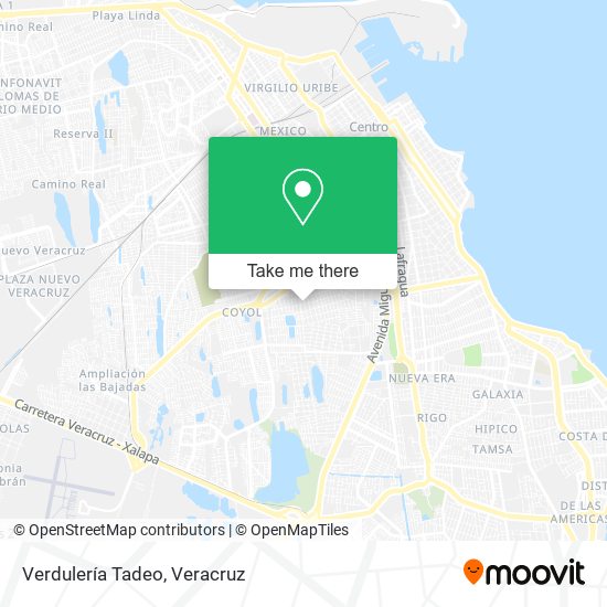 Verdulería Tadeo map