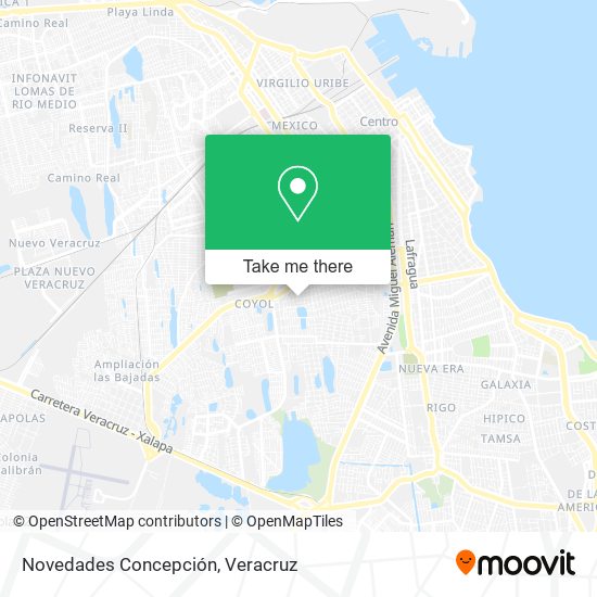 Mapa de Novedades Concepción