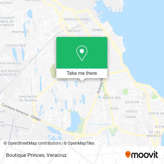 Mapa de Boutique Princes