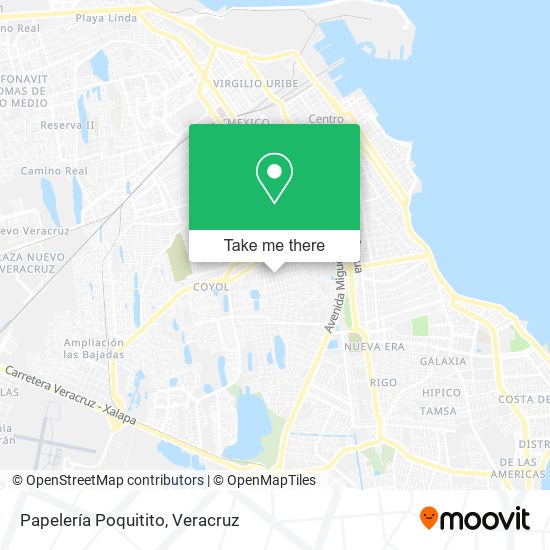 Papelería Poquitito map