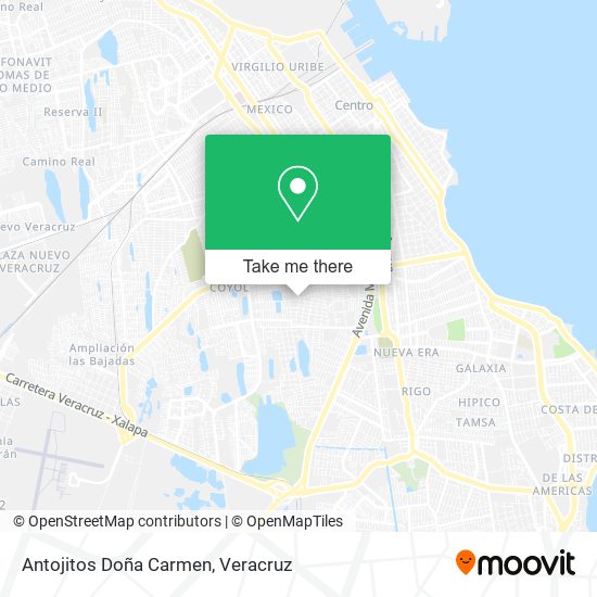 Antojitos Doña Carmen map