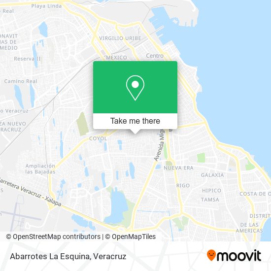 Abarrotes La Esquina map