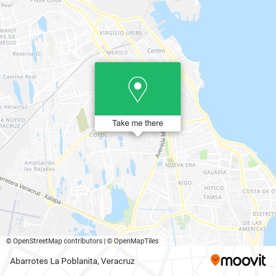 Abarrotes La Poblanita map