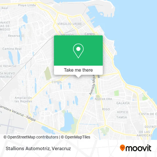 Stallions Automotriz map