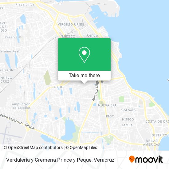 Verdulería y Cremeria Prince y Peque map