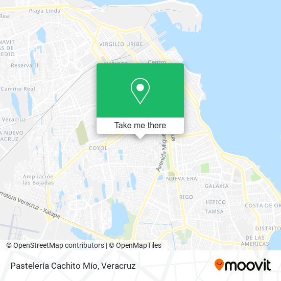 Pastelería Cachito Mío map