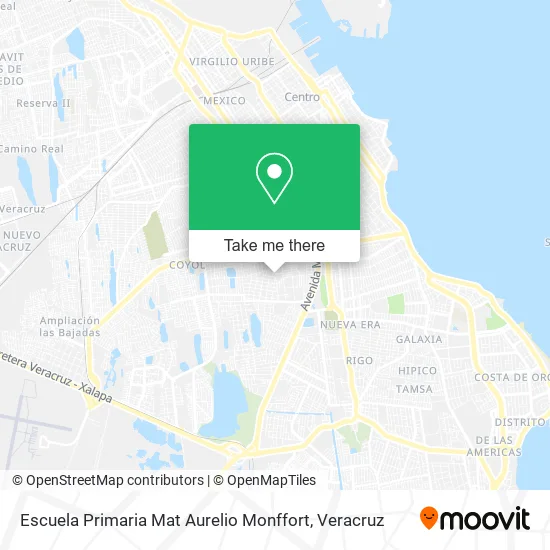 Escuela Primaria Mat Aurelio Monffort map