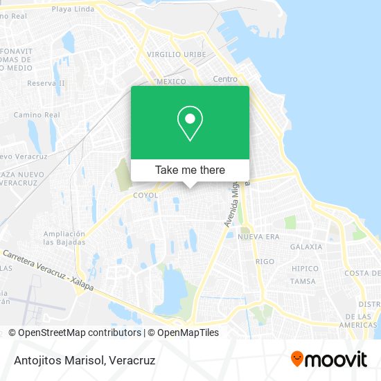 Mapa de Antojitos Marisol
