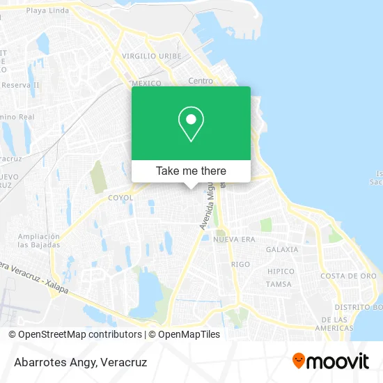 Abarrotes Angy map