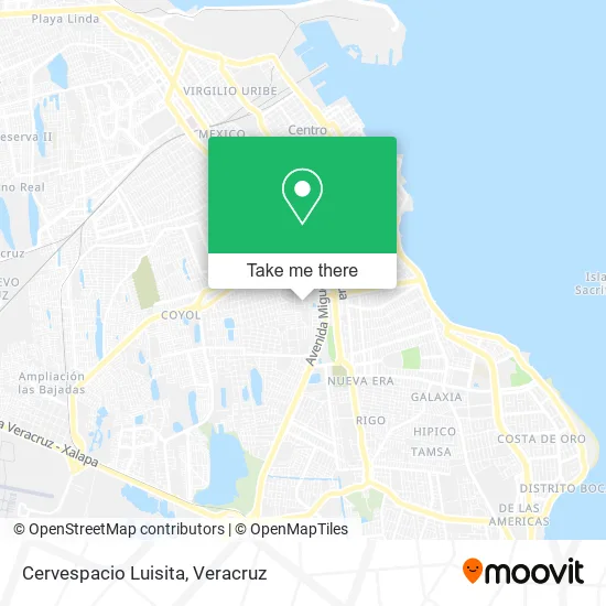 Cervespacio Luisita map