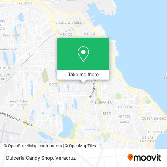 Mapa de Dulcería Candy Shop