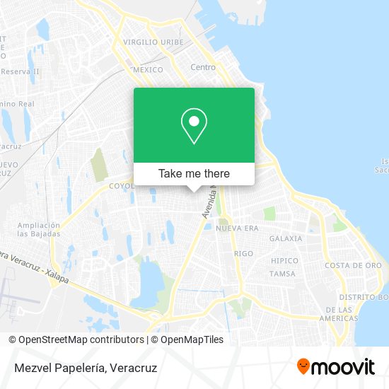 Mezvel Papelería map