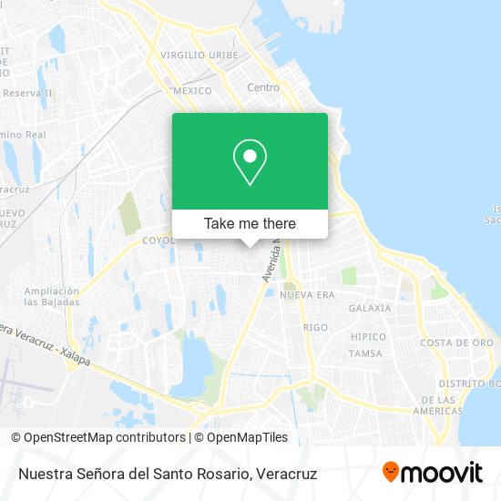 Nuestra Señora del Santo Rosario map