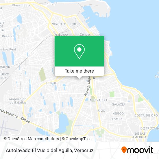 Mapa de Autolavado El Vuelo del Águila