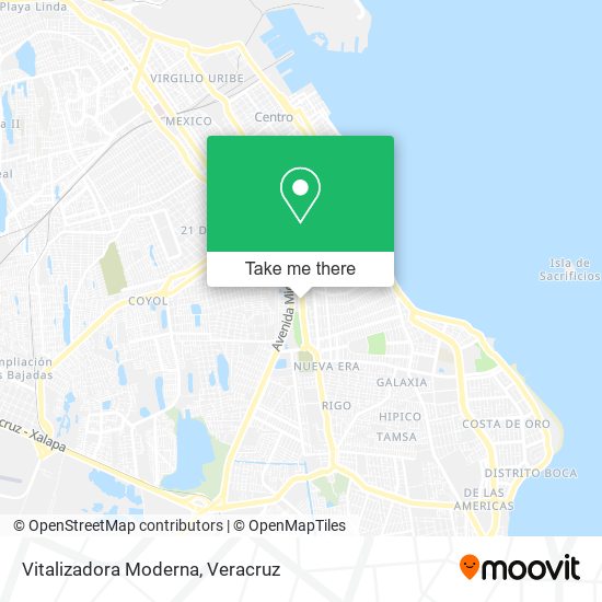 Mapa de Vitalizadora Moderna