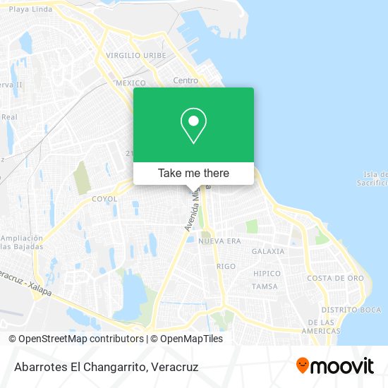Mapa de Abarrotes El Changarrito