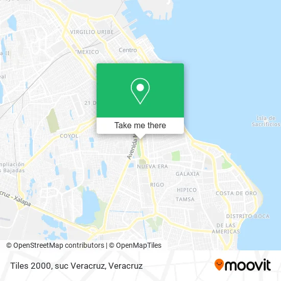 Mapa de Tiles 2000, suc Veracruz