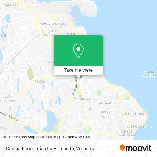 Cocina Económica La Poblanita map