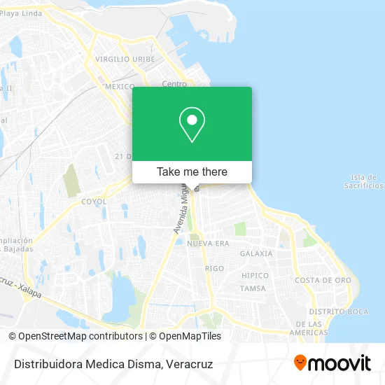 Distribuidora Medica Disma map