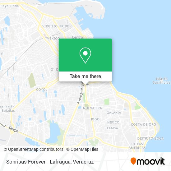 Sonrisas Forever - Lafragua map