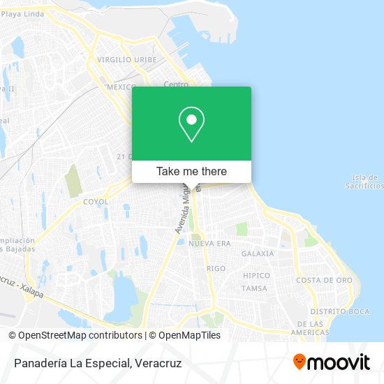 Mapa de Panadería La Especial