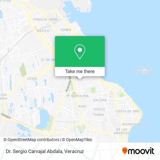 Dr. Sergio Carvajal Abdala map
