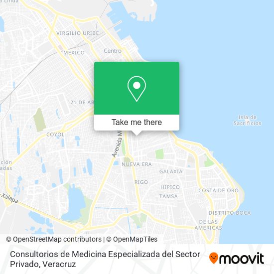 Mapa de Consultorios de Medicina Especializada del Sector Privado