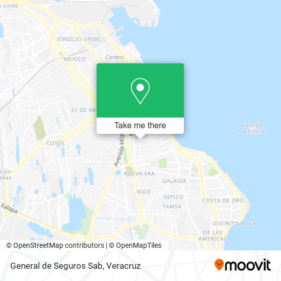 General de Seguros Sab map