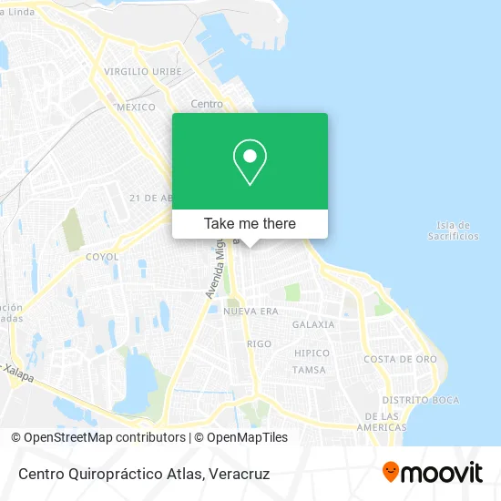 Centro Quiropráctico Atlas map