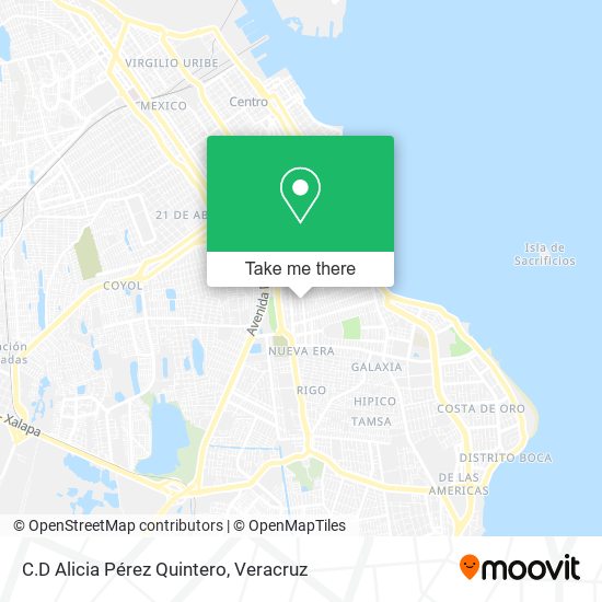 Mapa de C.D Alicia Pérez Quintero