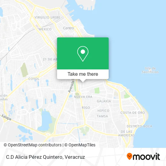 C.D Alicia Pérez Quintero map