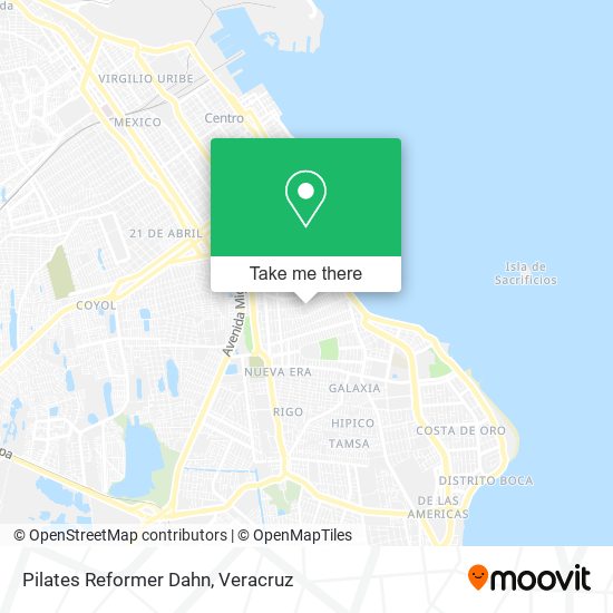Pilates Reformer Dahn map