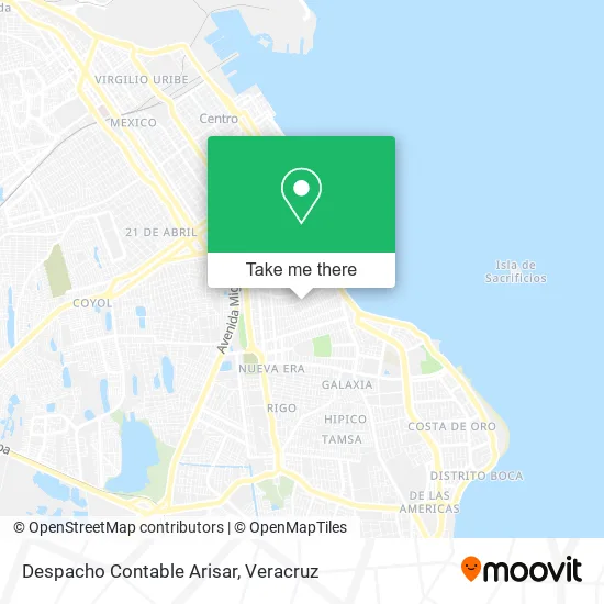 Despacho Contable Arisar map