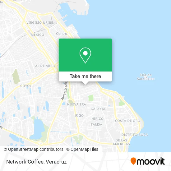 Network Coffee map