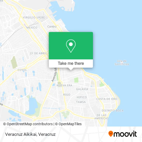 Veracruz Aikikai map