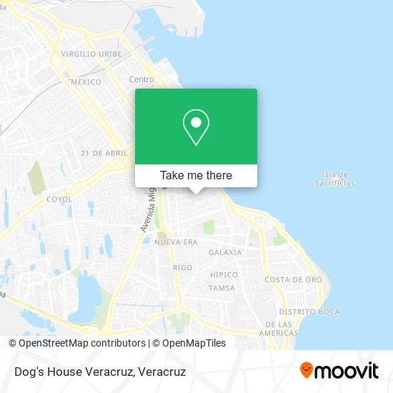 Dog's House Veracruz map