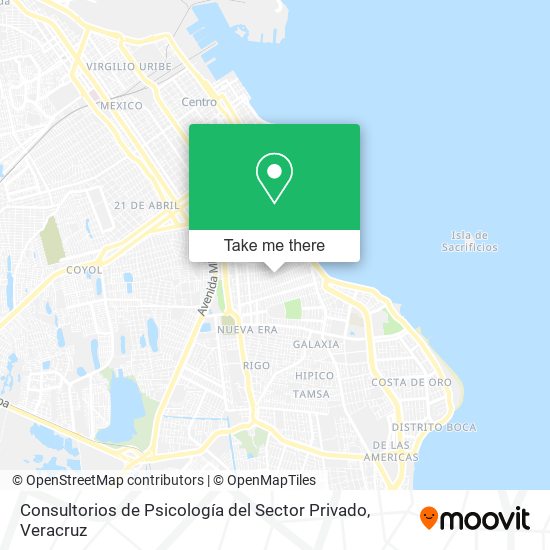 Consultorios de Psicología del Sector Privado map