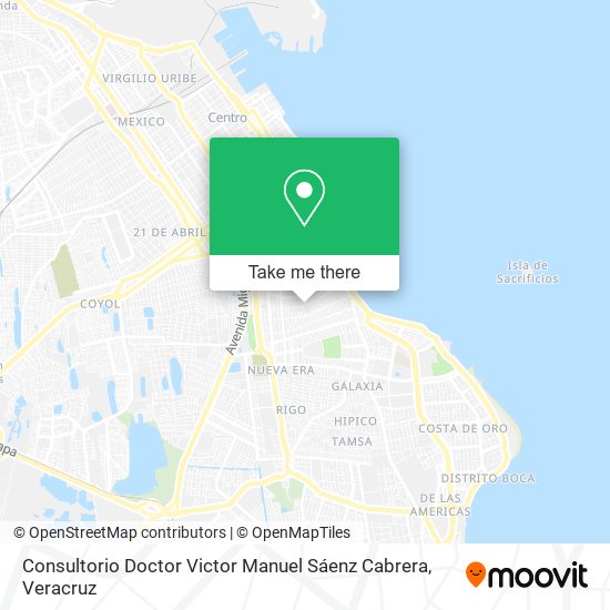 Consultorio Doctor Victor Manuel Sáenz Cabrera map