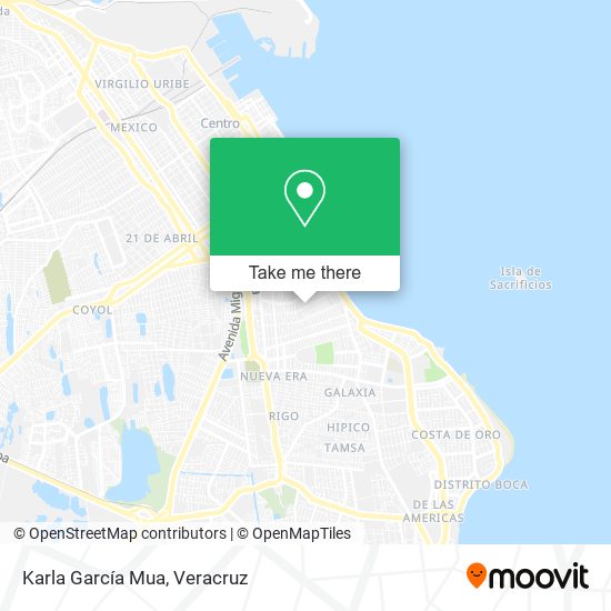 Karla García Mua map