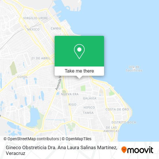 Gineco Obstreticia Dra. Ana Laura Salinas Martínez map