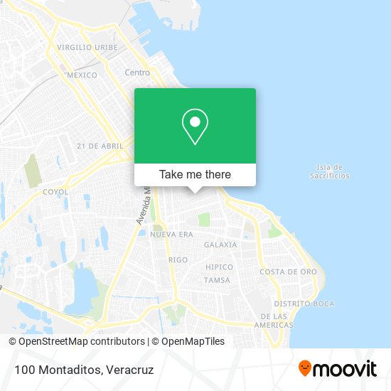 Mapa de 100 Montaditos