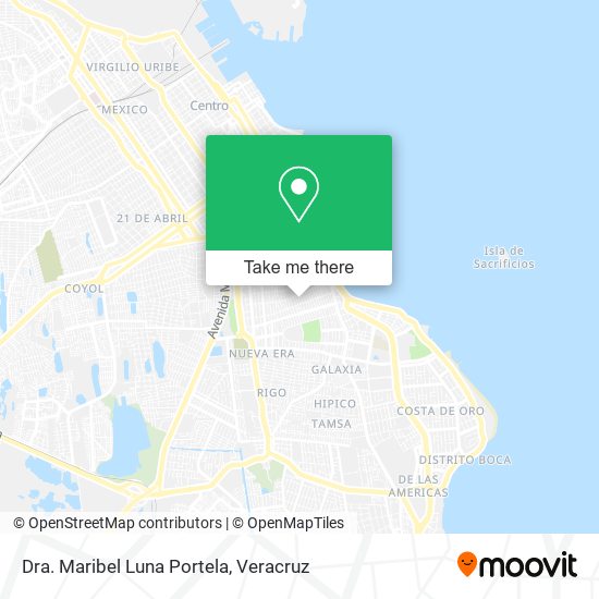 Dra. Maribel Luna Portela map