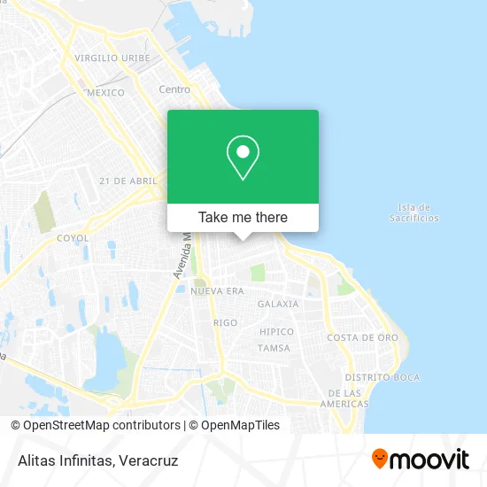 Alitas Infinitas map