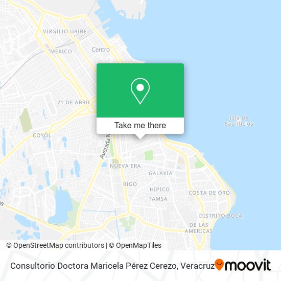 Consultorio Doctora Maricela Pérez Cerezo map