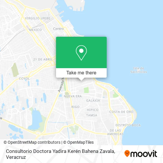 Consultorio Doctora Yadira Kerén Bahena Zavala map