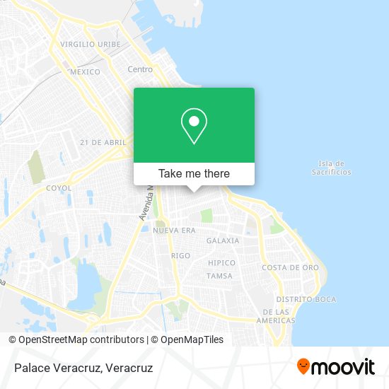 Mapa de Palace Veracruz