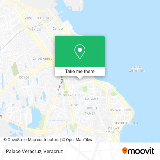 Palace Veracruz map