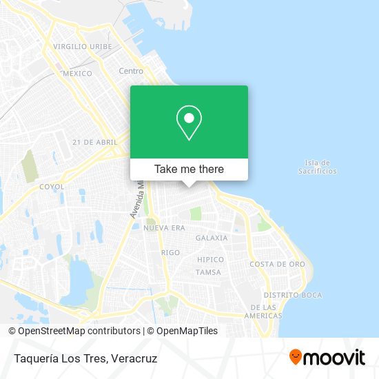 Taquería Los Tres map